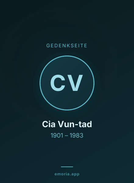 Gedenkportrait von Cia Vun-tad