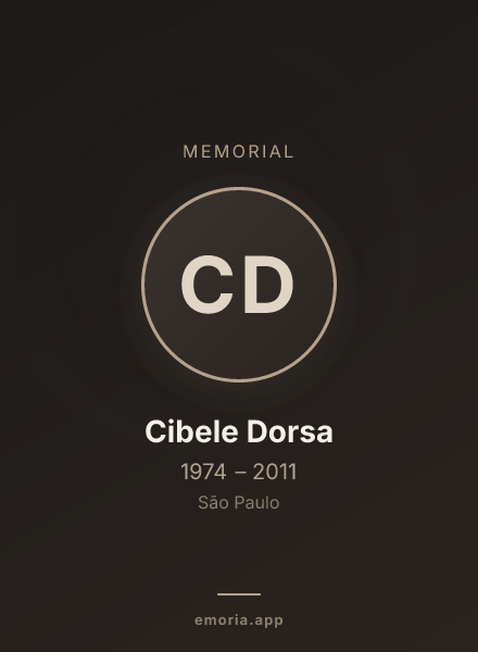 Memorial portrait of Cibele Dorsa