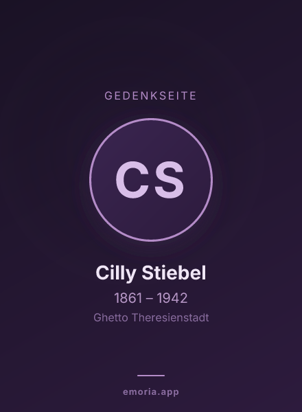 Gedenkportrait von Cilly Stiebel