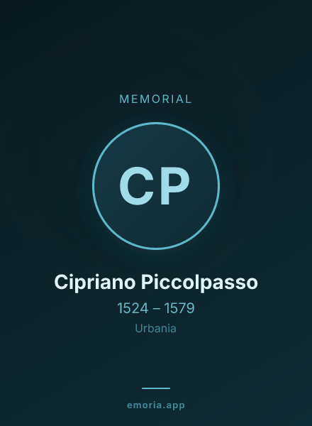 Memorial portrait of Cipriano Piccolpasso