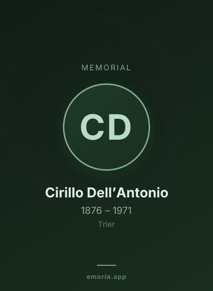 Memorial portrait of Cirillo Dell’Antonio