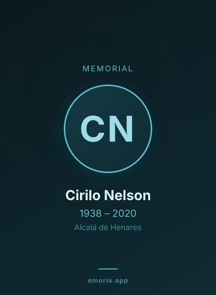 Memorial portrait of Cirilo Nelson