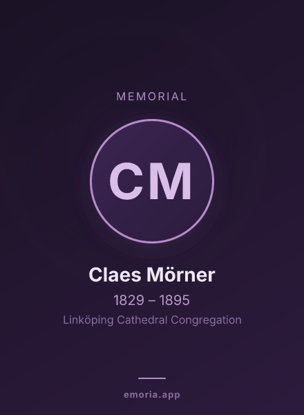 Memorial portrait of Claes Mörner