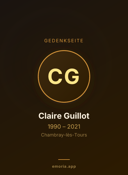 Gedenkportrait von Claire Guillot