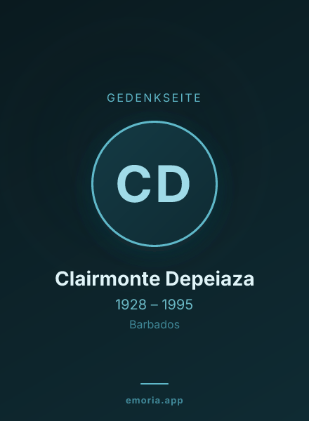 Gedenkportrait von Clairmonte Depeiaza