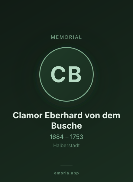 Memorial portrait of Clamor Eberhard von dem Busche