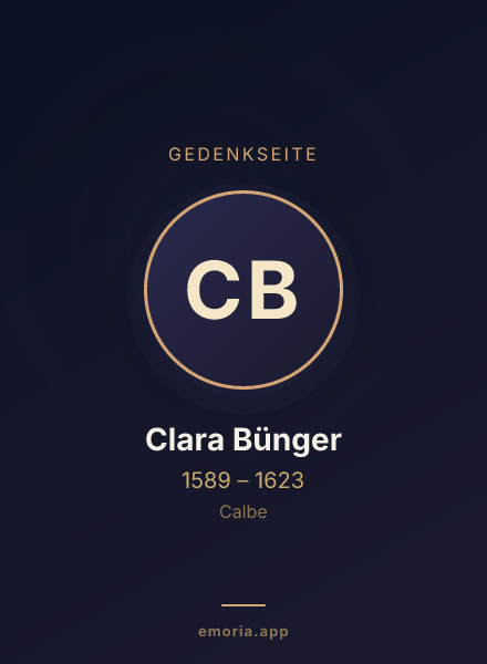 Gedenkportrait von Clara Bünger