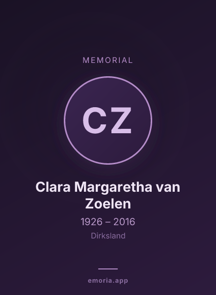 Memorial portrait of Clara Margaretha van Zoelen