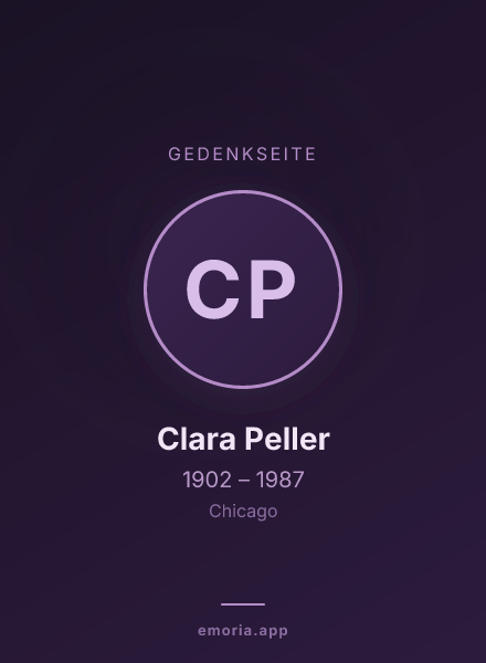 Gedenkportrait von Clara Peller