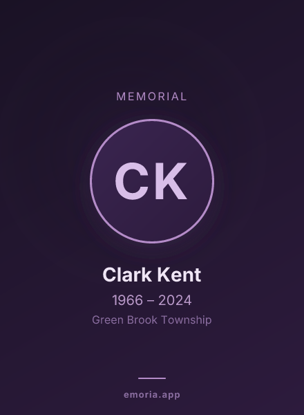 Memorial portrait of Clark Kent