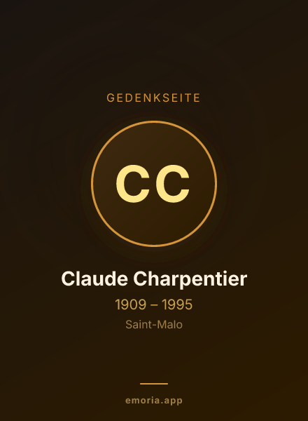 Gedenkportrait von Claude Charpentier