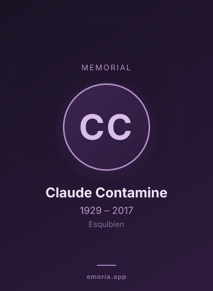 Memorial portrait of Claude Contamine
