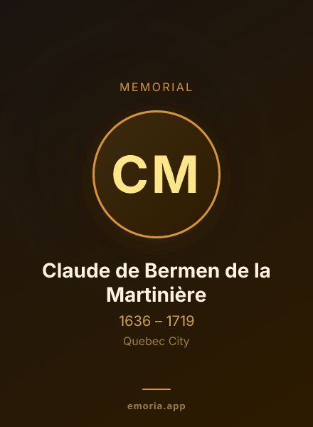 Memorial portrait of Claude de Bermen de la Martinière