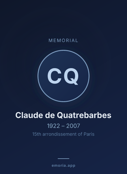 Memorial portrait of Claude de Quatrebarbes