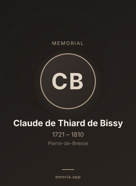 Memorial portrait of Claude de Thiard de Bissy