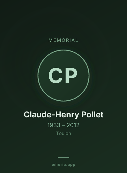 Memorial portrait of Claude-Henry Pollet
