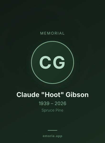 Memorial portrait of Claude "Hoot" Gibson