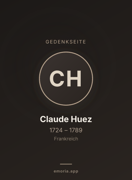 Gedenkportrait von Claude Huez