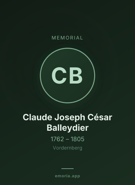Memorial portrait of Claude Joseph César Balleydier