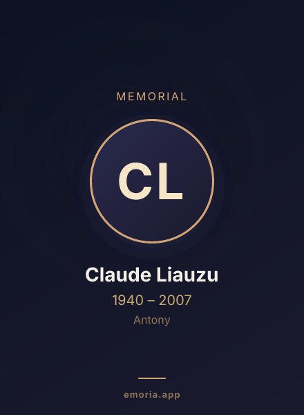 Memorial portrait of Claude Liauzu