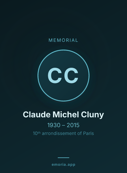 Memorial portrait of Claude Michel Cluny