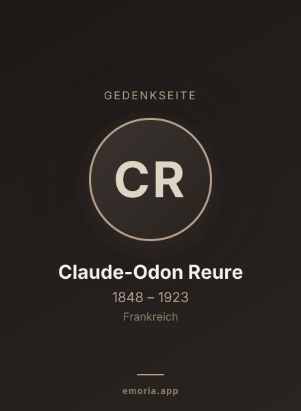 Gedenkportrait von Claude-Odon Reure