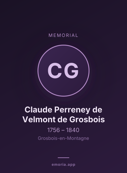 Memorial portrait of Claude Perreney de Velmont de Grosbois