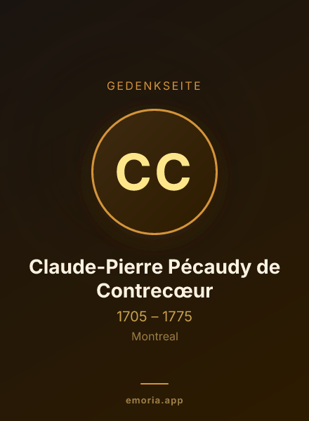 Gedenkportrait von Claude-Pierre Pécaudy de Contrecœur