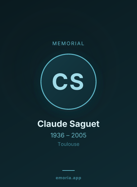 Memorial portrait of Claude Saguet