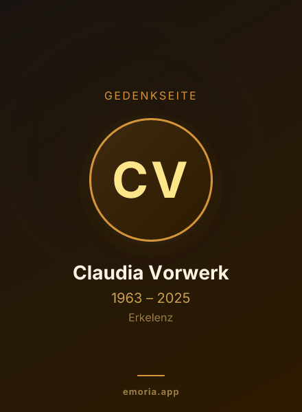 Gedenkportrait von Claudia Vorwerk