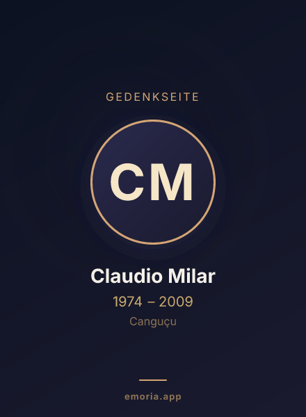 Gedenkportrait von Claudio Milar