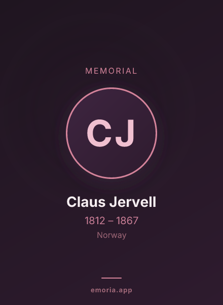 Memorial portrait of Claus Jervell