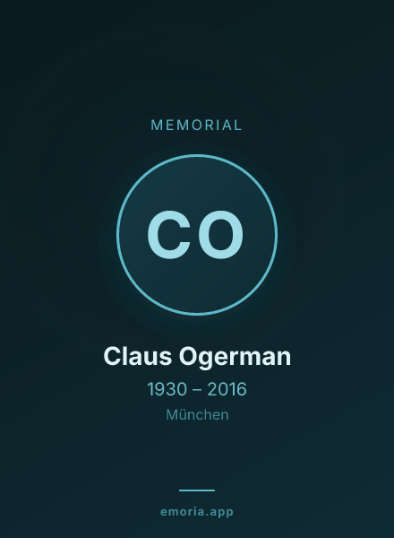 Memorial portrait of Claus Ogerman