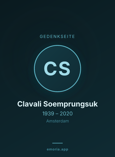 Gedenkportrait von Clavali Soemprungsuk