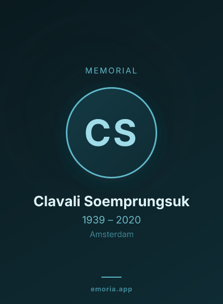 Memorial portrait of Clavali Soemprungsuk