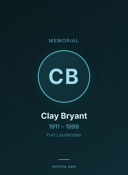 Memorial portrait of Clay Bryant