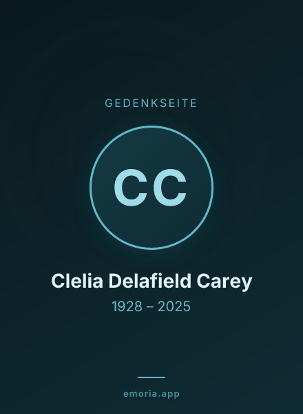 Gedenkportrait von Clelia Delafield Carey