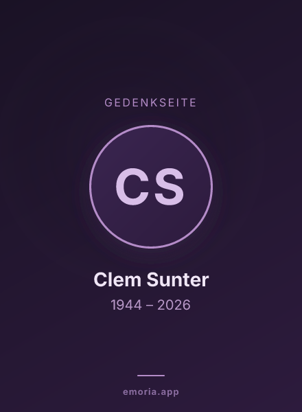Gedenkportrait von Clem Sunter