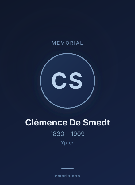 Memorial portrait of Clémence De Smedt
