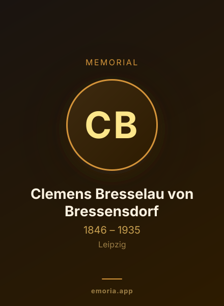 Memorial portrait of Clemens Bresselau von Bressensdorf