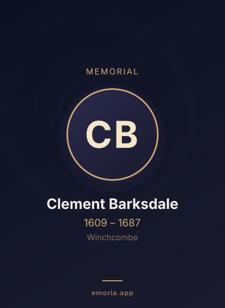Memorial portrait of Clement Barksdale
