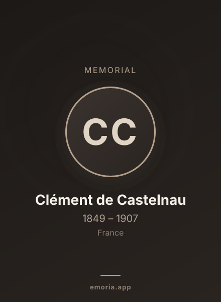 Memorial portrait of Clément de Castelnau