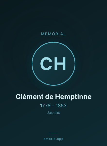 Memorial portrait of Clément de Hemptinne