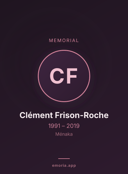 Memorial portrait of Clément Frison-Roche