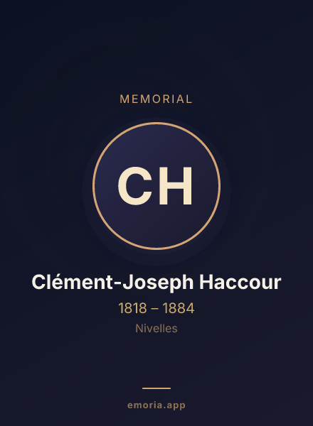 Memorial portrait of Clément-Joseph Haccour