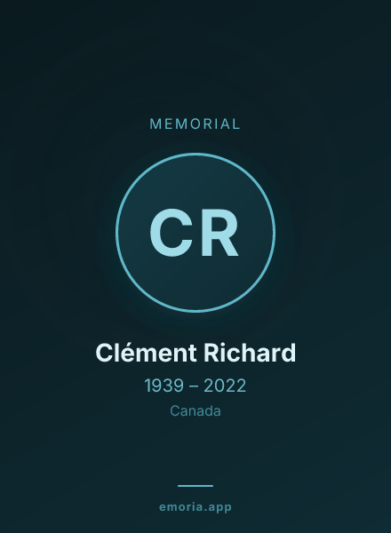 Memorial portrait of Clément Richard