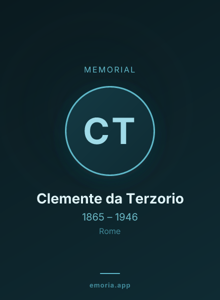 Memorial portrait of Clemente da Terzorio