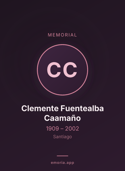 Memorial portrait of Clemente Fuentealba Caamaño