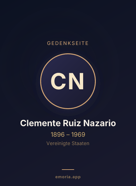 Gedenkportrait von Clemente Ruiz Nazario