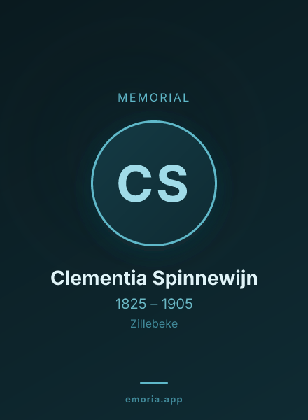 Memorial portrait of Clementia Spinnewijn